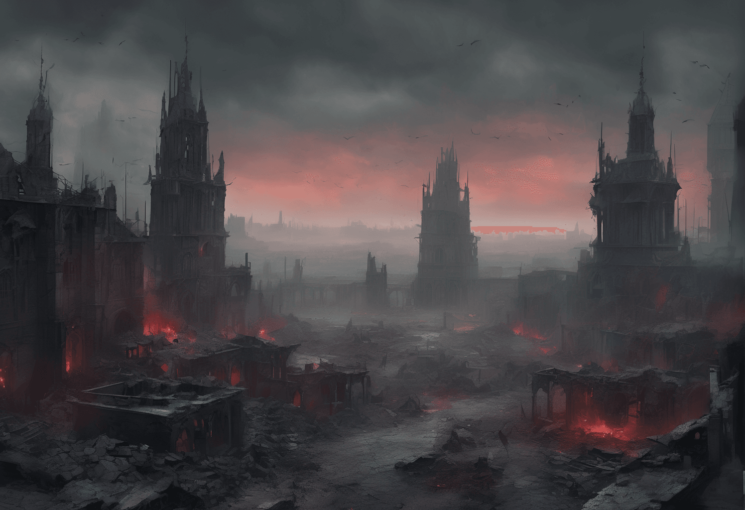 Purrgatory city background